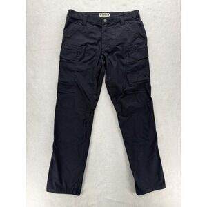 First Tactical Pants Mens 38x36 Black Cargo Ripstop Tactical Workwear Outdoor